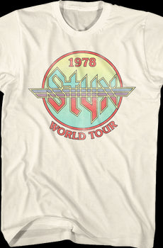 1978 World Tour Styx T-Shirt