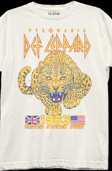1983 United States Tour Def Leppard T-Shirt