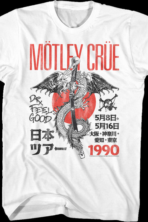 1990 Dr. Feelgood Tour Motley Crue T-Shirtmain product image