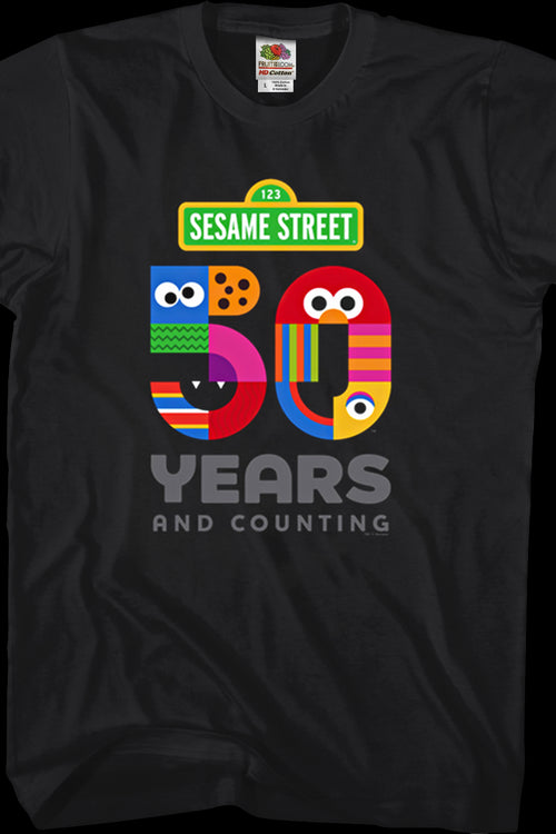 50 Years and Counting Sesame Street T-Shirtmain product image