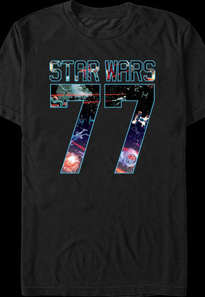 77 Chase Scene Star Wars T-Shirt
