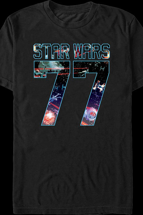 77 Chase Scene Star Wars T-Shirtmain product image