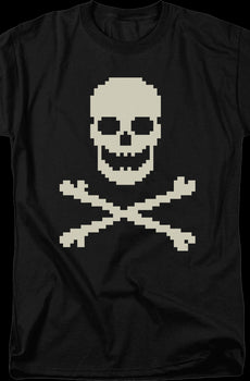 8-Bit Skull And Crossbones T-Shirt