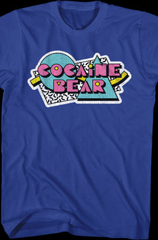 80s Shapes Cocaine Bear T-Shirt