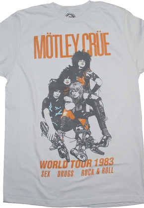 83 World Tour Motley Crue Shirt