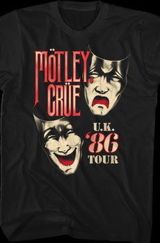 '86 UK Tour Motley Crue T-Shirt