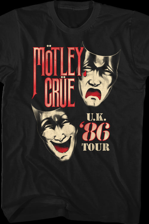 '86 UK Tour Motley Crue T-Shirtmain product image