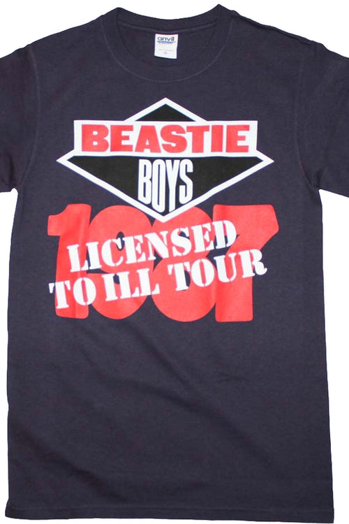 87 Licensed To Ill Tour Beastie Boys T-Shirtmain product image