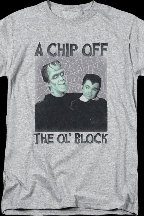 A Chip Off The Ol' Block Munsters T-Shirtmain product image