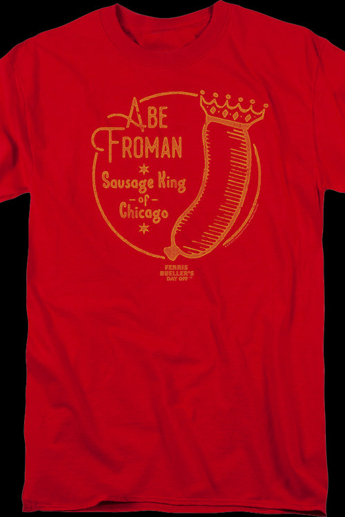 Abe Froman King Logo Ferris Bueller's Day Off T-Shirtmain product image
