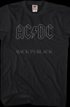 ACDC Back In Black Shirt