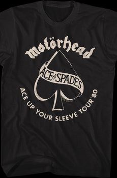 Ace Up Your Sleeve Tour '80 Motorhead T-Shirt