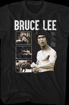 Action Collage Bruce Lee T-Shirt