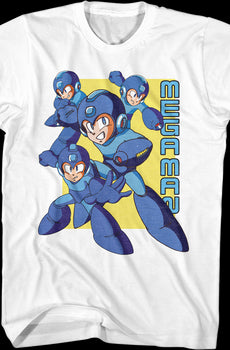 Action Poses Mega Man T-Shirt