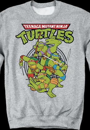 Action Poses Teenage Mutant Ninja Turtles Sweatshirt