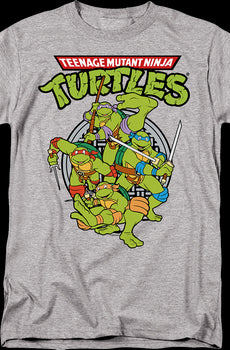 Action Poses Teenage Mutant Ninja Turtles T-Shirt