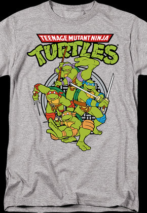 Action Poses Teenage Mutant Ninja Turtles T-Shirt