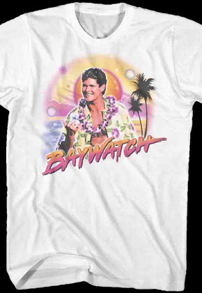 Airbrush Mitch Baywatch T-Shirt