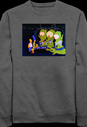 Aliens Simpsons Sweatshirt