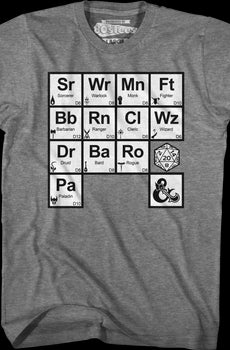 All Elements Dungeons & Dragons T-Shirt