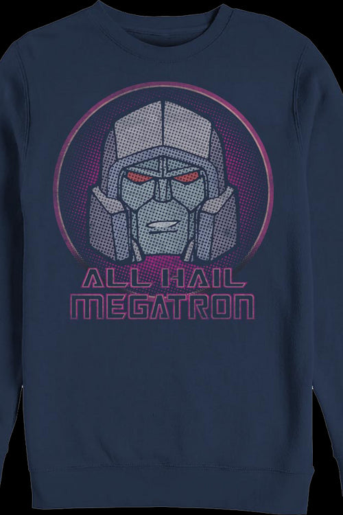 All Hail Megatron Transformers Sweatshirtmain product image