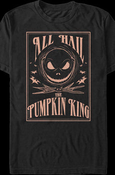 All Hail The Pumpkin King Nightmare Before Christmas T-Shirt
