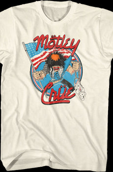 Allister Fiend American Flag Motley Crue T-Shirt