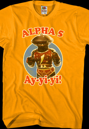 Alpha 5 Mighty Morphin Power Rangers T-Shirt