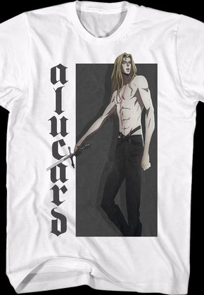 Alucard Action Pose Castlevania T-Shirt