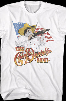 American Flag Charlie Daniels Band T-Shirt
