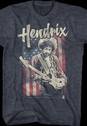 American Flag Jimi Hendrix T-Shirt
