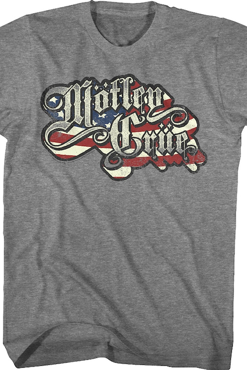 American Flag Motley Crue T-Shirtmain product image