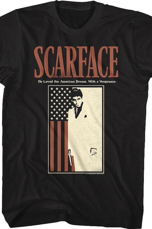 American Flag Scarface T-Shirtmain product image