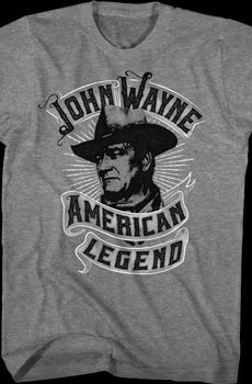 American Legend Banner John Wayne T-Shirt