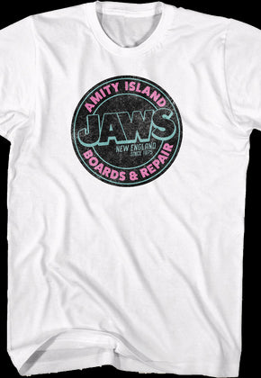 Amity Island Boards & Repair Jaws T-Shirt