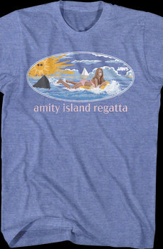 Amity Island Regatta Public Service Message Jaws T-Shirt