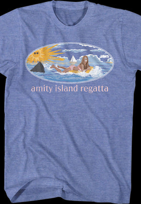 Amity Island Regatta Public Service Message Jaws T-Shirt