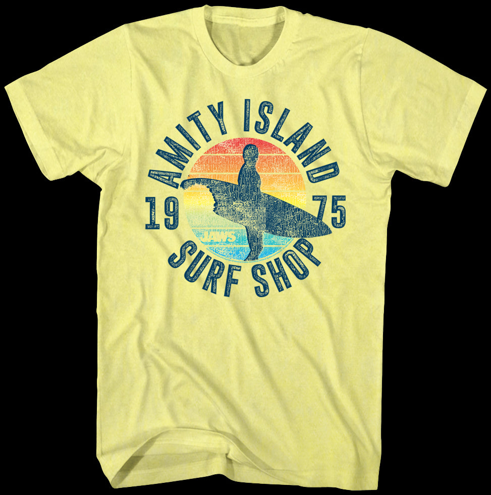 Amity Island Surf Shop Jaws T-Shirt: JAWS Mens T-Shirt