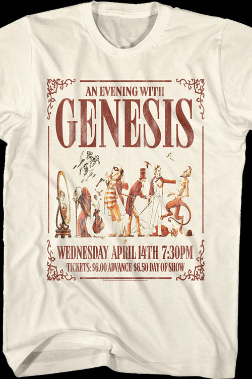 An Evening With Genesis T-Shirtmain product image