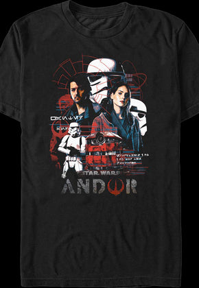 Andor Collage Star Wars T-Shirt