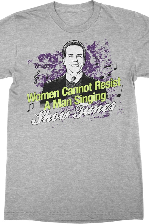 Andy Bernard Show Tunes The Office T-Shirtmain product image