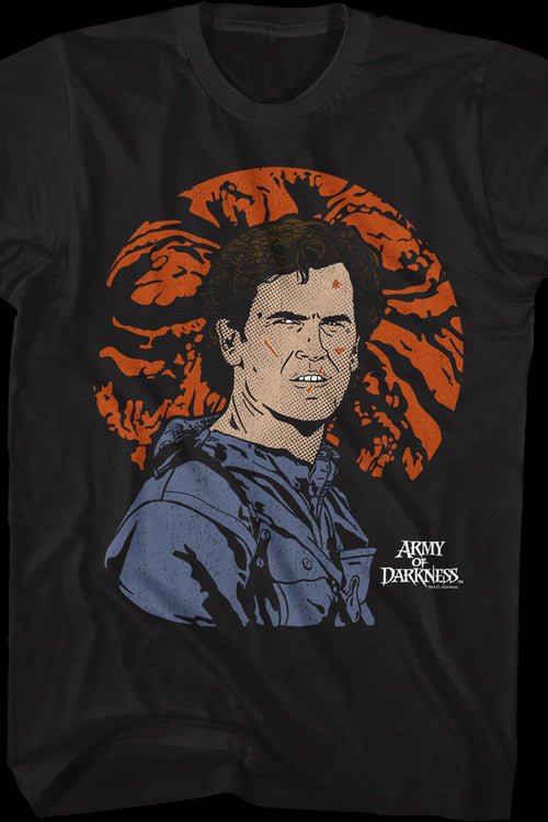 Illustrated Ash Williams Army of Darkness T-Shirtmain product image