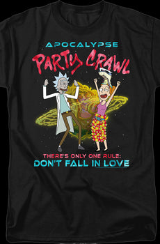 Apocalypse Party Crawl Rick And Morty T-Shirt