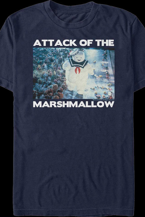 Attack Of The Marshmallow Ghostbusters T-Shirtmain product image