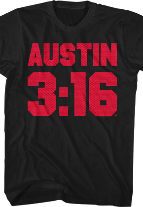 Red Austin 3:16 Stone Cold T-Shirt