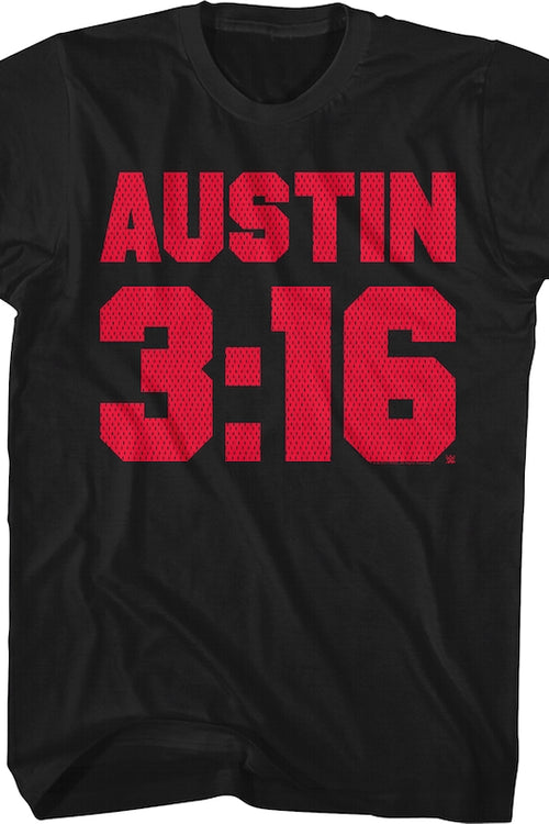 Red Austin 3:16 Stone Cold T-Shirtmain product image