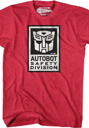 Autobot Safety Division Transformers T-Shirt