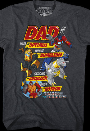 Autobots Father's Day Transformers Shirt