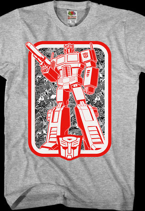 Autobots Leader Optimus Prime Transformers T-Shirt