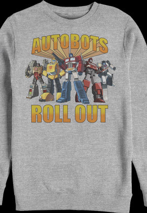 Autobots Roll Out Transformers Sweatshirt